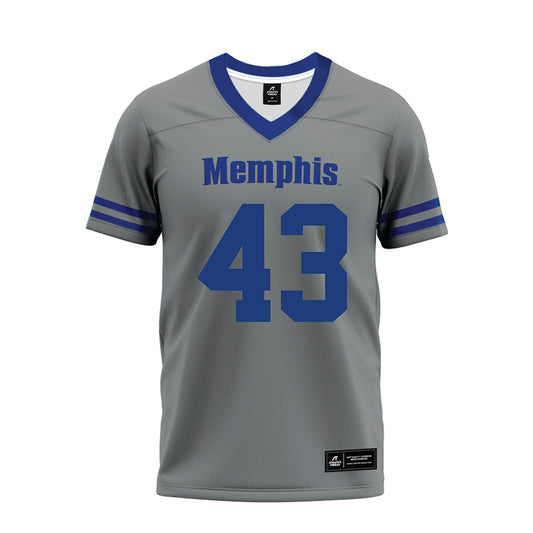 Memphis - NCAA Football : Wolf Walker - Grey Premium Football Jersey-0