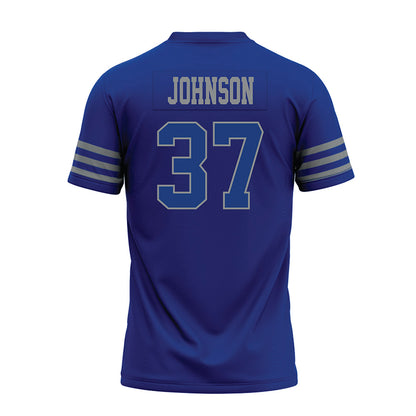 Memphis - NCAA Football : Jacory Johnson - Blue Premium Football Jersey-1