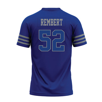 Memphis - NCAA Football : Ian Rembert - Blue Premium Football Jersey-1