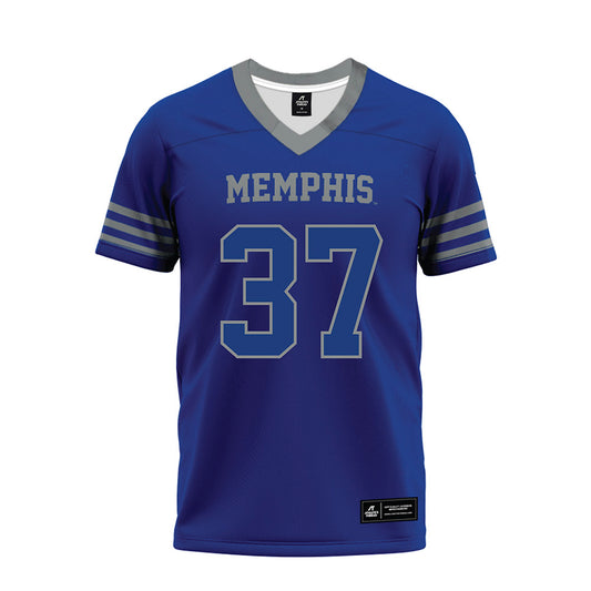 Memphis - NCAA Football : Jacory Johnson - Blue Premium Football Jersey-0