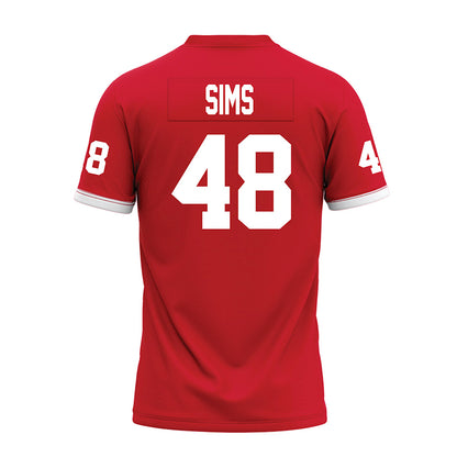 Louisiana - NCAA Football : Hunter Sims - Premium Football Jersey-1