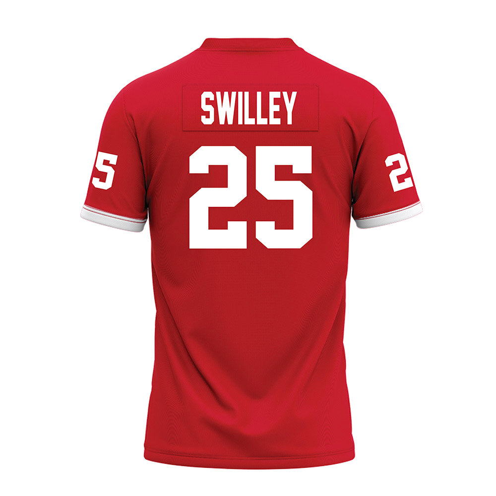 Louisiana - NCAA Football : Hutch Swilley - Premium Football Jersey-1