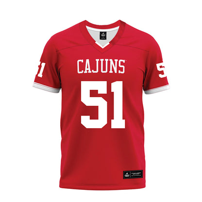 Louisiana - NCAA Football : Hayden Darbonne - Premium Football Jersey-0