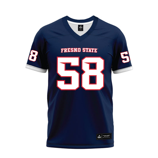 Fresno State - NCAA Football : Marcus Simien - Blue Premium Football Jersey-0