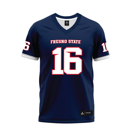 Fresno State - NCAA Football : Ah'Marion Ashley - Blue Premium Football Jersey