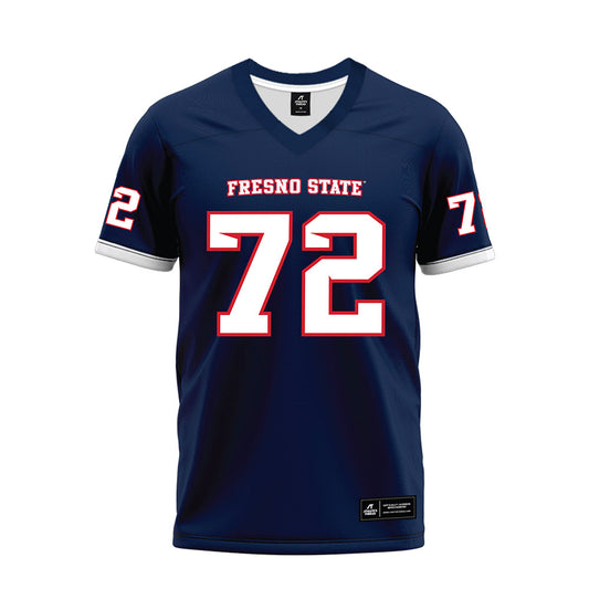 Fresno State - NCAA Football : Edward Fonua - Blue Premium Football Jersey