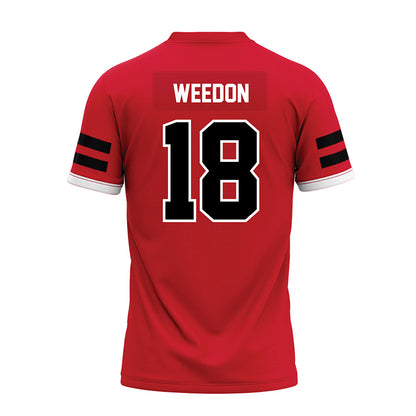 Arkansas State - NCAA Football : Malekhi Weedon - Premium Football Jersey-1