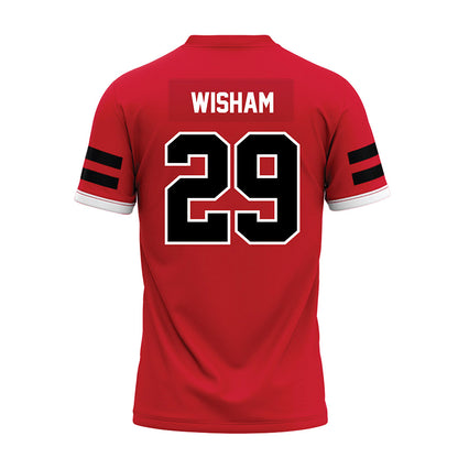 Arkansas State - NCAA Football : Luke Wisham - Premium Football Jersey-1