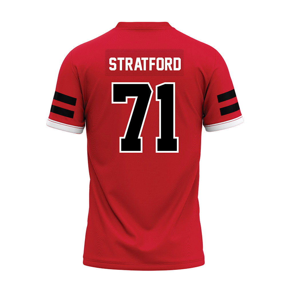 Arkansas State - NCAA Football : Chace Stratford - Premium Football Jersey-1