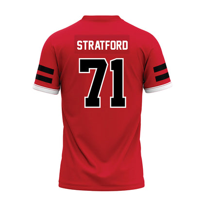 Arkansas State - NCAA Football : Chace Stratford - Premium Football Jersey-1