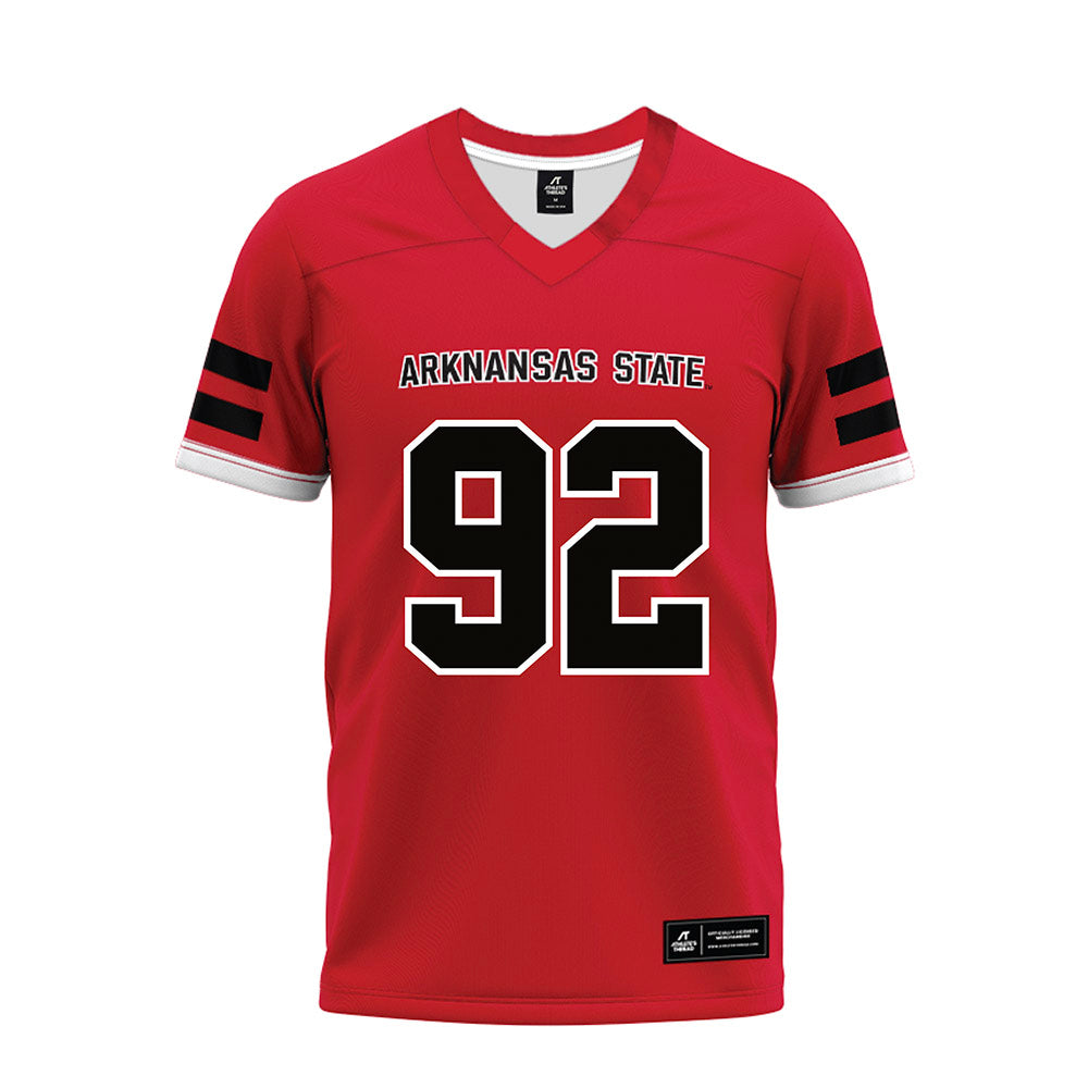 Arkansas State - NCAA Football : Obi Udom - Premium Football Jersey