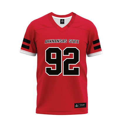 Arkansas State - NCAA Football : Obi Udom - Premium Football Jersey
