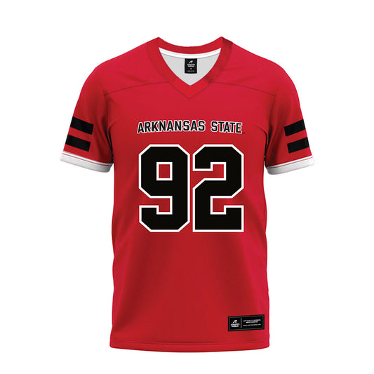 Arkansas State - NCAA Football : Obi Udom - Premium Football Jersey