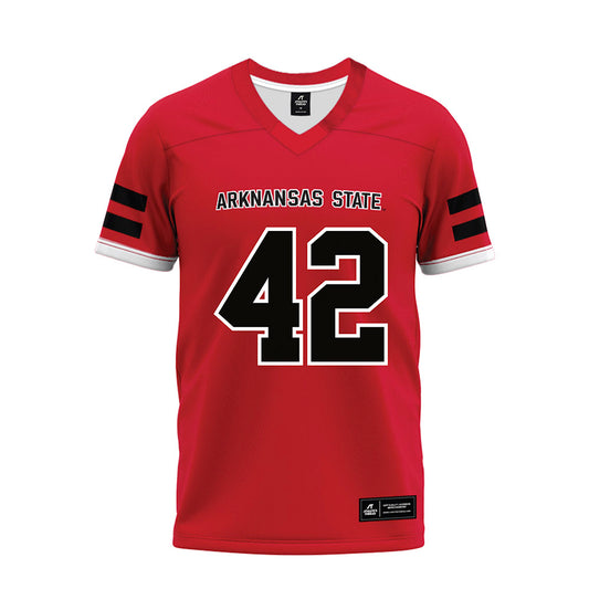 Arkansas State - NCAA Football : Kyle Nill - Premium Football Jersey-0