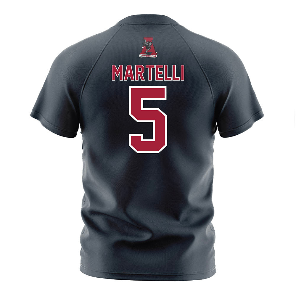 Alabama - NCAA Women's Soccer : Sophia Martelli - Grey Soccer Jersey-3