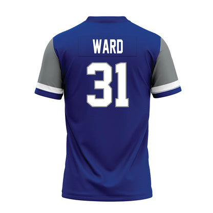 Memphis - NCAA Football : DeMarco Ward - Blue Premium Football Jersey-1