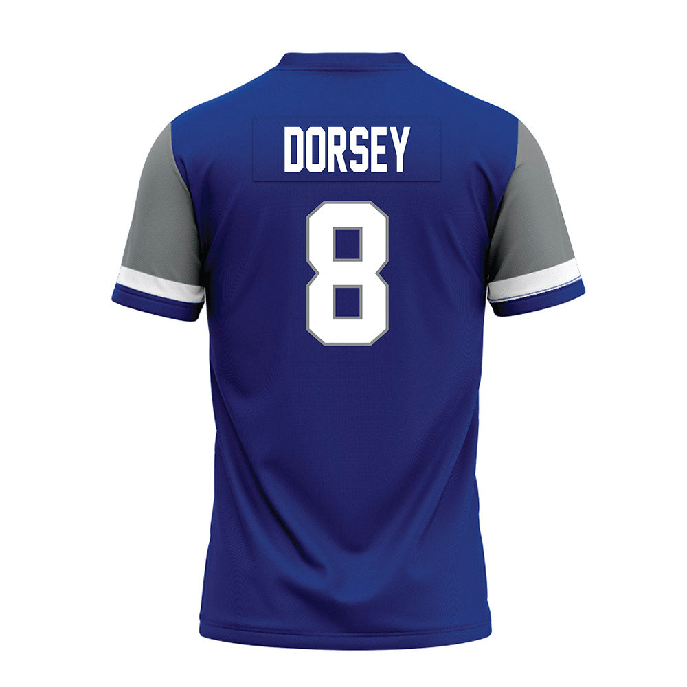 Memphis - NCAA Football : Bryce Dorsey - Blue Premium Football Jersey-1