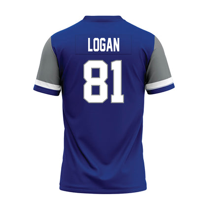 Memphis - NCAA Football : Luke Logan - Blue Premium Football Jersey