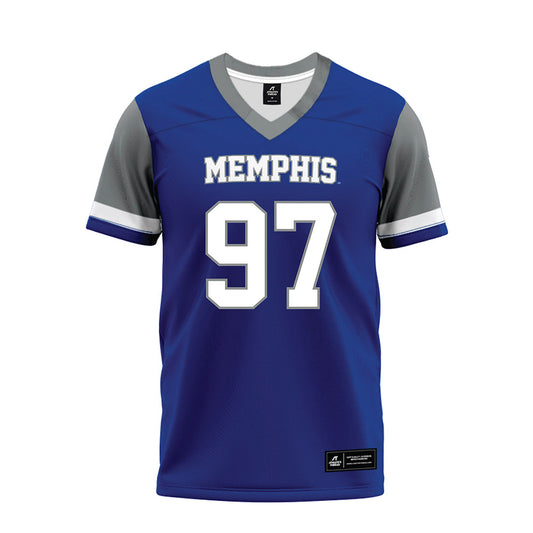Memphis - NCAA Football : Jacari Gatling - Blue Premium Football Jersey-0