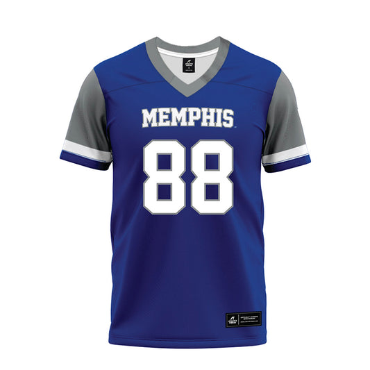 Memphis - NCAA Football : Jerry Cross - Blue Premium Football Jersey-0