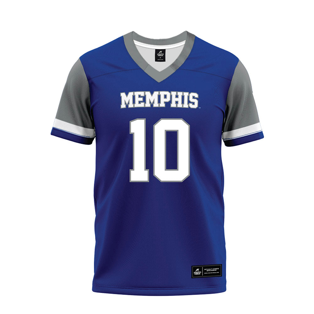 Memphis - NCAA Football : Myles Pollard - Blue Premium Football Jersey-0