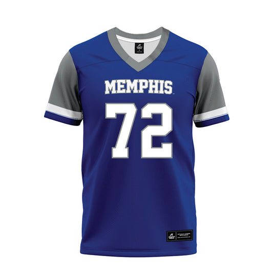 Memphis - NCAA Football : Malachi Breland - Blue Premium Football Jersey-0