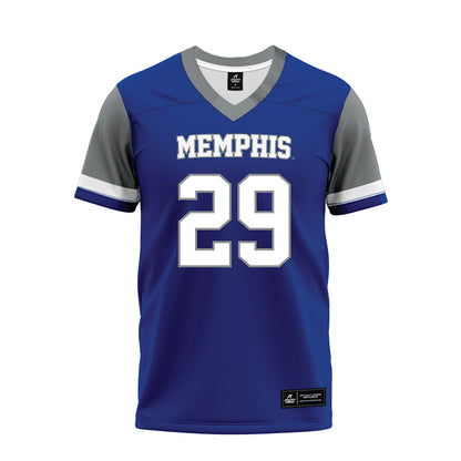 Memphis - NCAA Football : Amir Thomas - Blue Premium Football Jersey-0