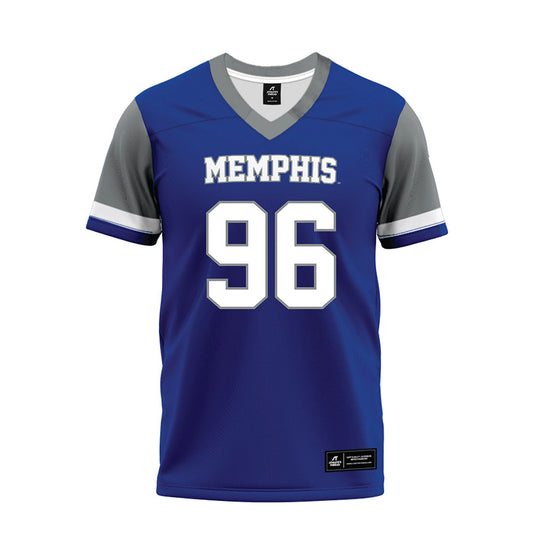 Memphis - NCAA Football : Donovan Nevils - Blue Premium Football Jersey-0