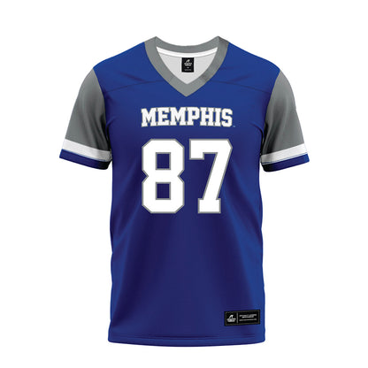 Memphis - NCAA Football : Bryce Anderson - Blue Premium Football Jersey-0