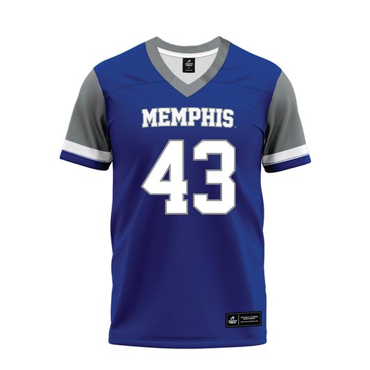 Memphis - NCAA Football : Wolf Walker - Blue Premium Football Jersey-0