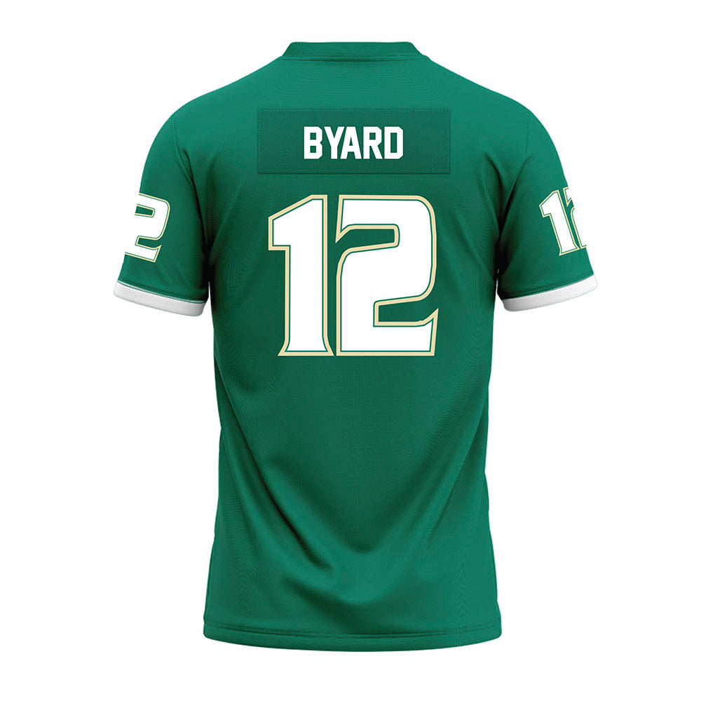 USF - NCAA Football : Tawfiq Byard - Green Premium Football Jersey-1