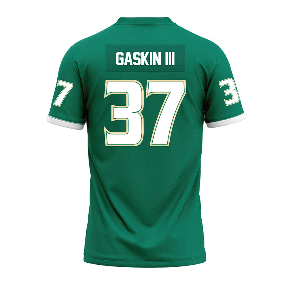 USF - NCAA Football : Fred Gaskin III - Green Premium Football Jersey-1