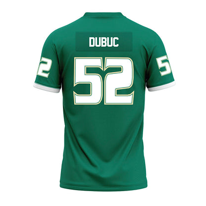 USF - NCAA Football : Trey Dubuc - Green Premium Football Jersey