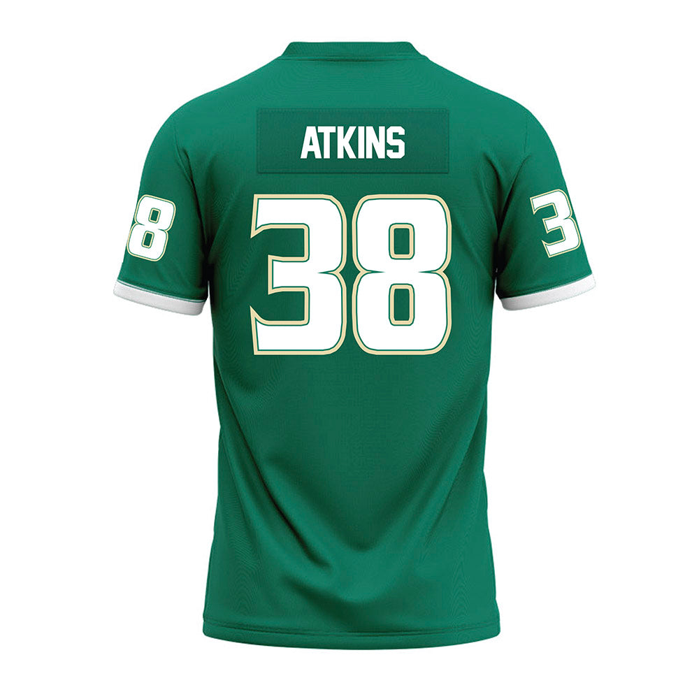 USF - NCAA Football : Sean Atkins - Green Premium Football Jersey