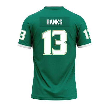 USF - NCAA Football : Kajuan Banks - Green Premium Football Jersey