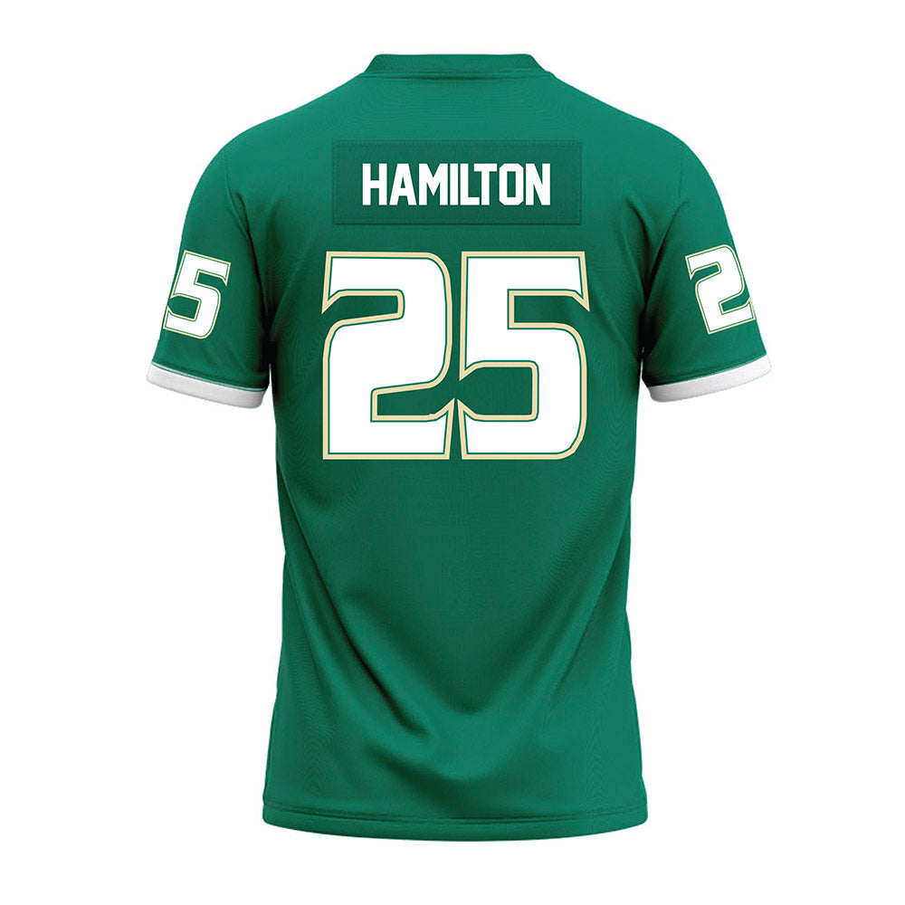 USF - NCAA Football : Zavier Hamilton - Green Premium Football Jersey-1