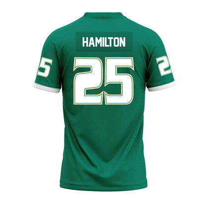 USF - NCAA Football : Zavier Hamilton - Green Premium Football Jersey-1