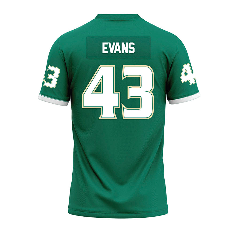 USF - NCAA Football : Cooper Evans - Green Premium Football Jersey