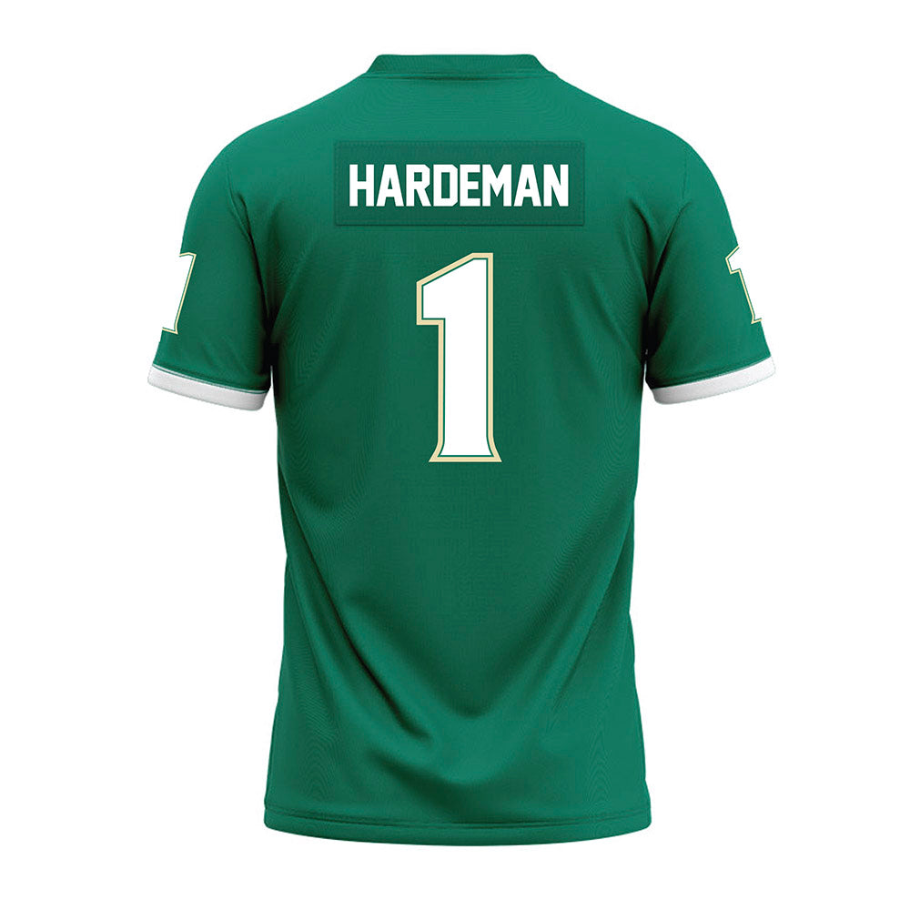 USF - NCAA Football : Joshua Hardeman - Green Premium Football Jersey-1