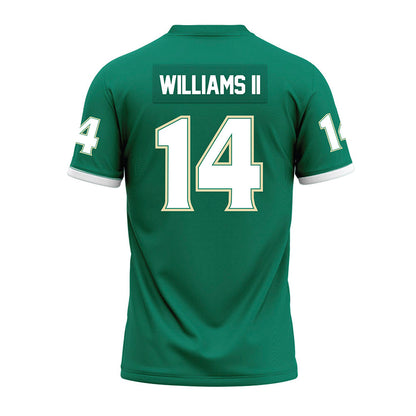 USF - NCAA Football : Michael Williams II - Green Premium Football Jersey