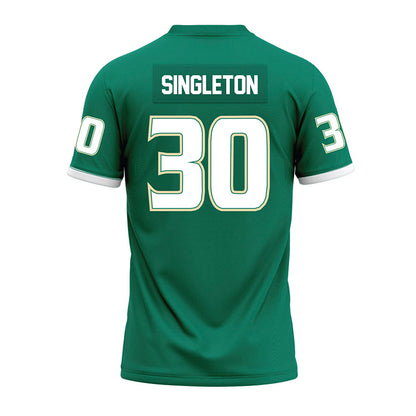 USF - NCAA Football : Ira Singleton - Green Premium Football Jersey-1