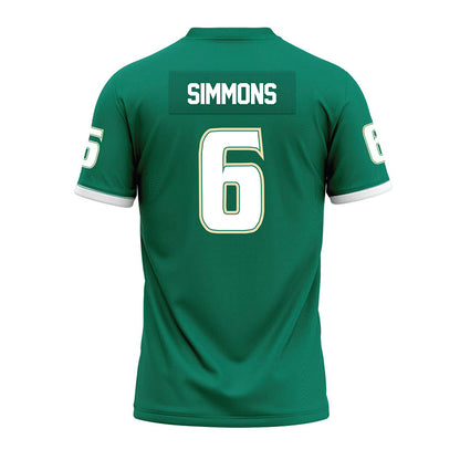 USF - NCAA Football : Naiem Simmons - Green Premium Football Jersey