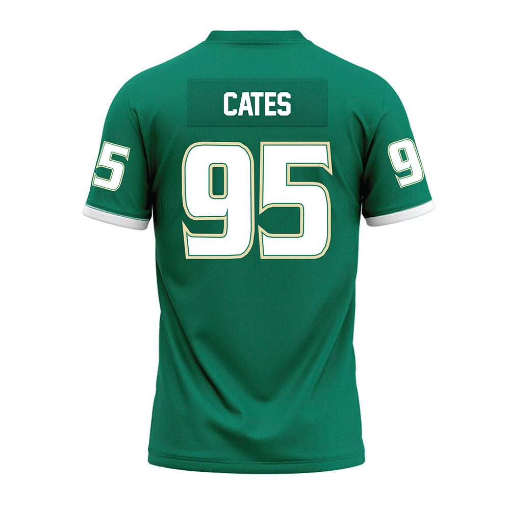 USF - NCAA Football : Garret Cates - Green Premium Football Jersey