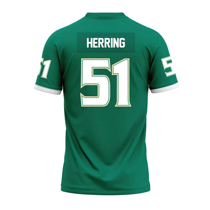 USF - NCAA Football : Zane Herring - Green Premium Football Jersey