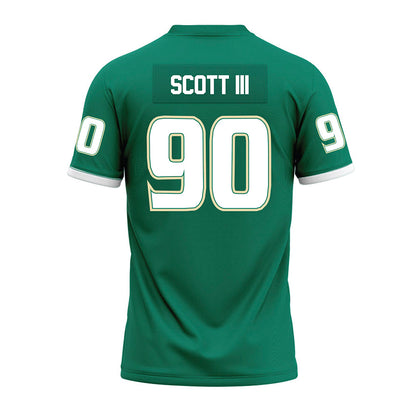 USF - NCAA Football : Richard Scott III - Green Premium Football Jersey-1