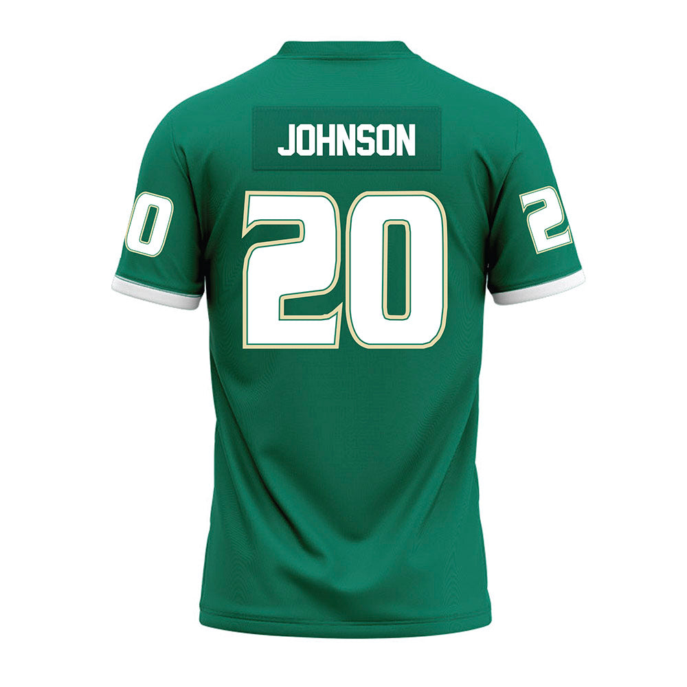 USF - NCAA Football : Jaylen Johnson - Green Premium Football Jersey