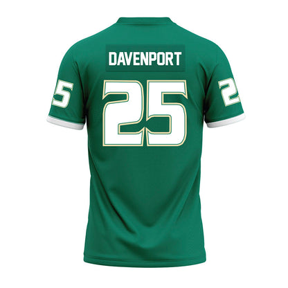 USF - NCAA Football : Nykahi Davenport - Green Premium Football Jersey