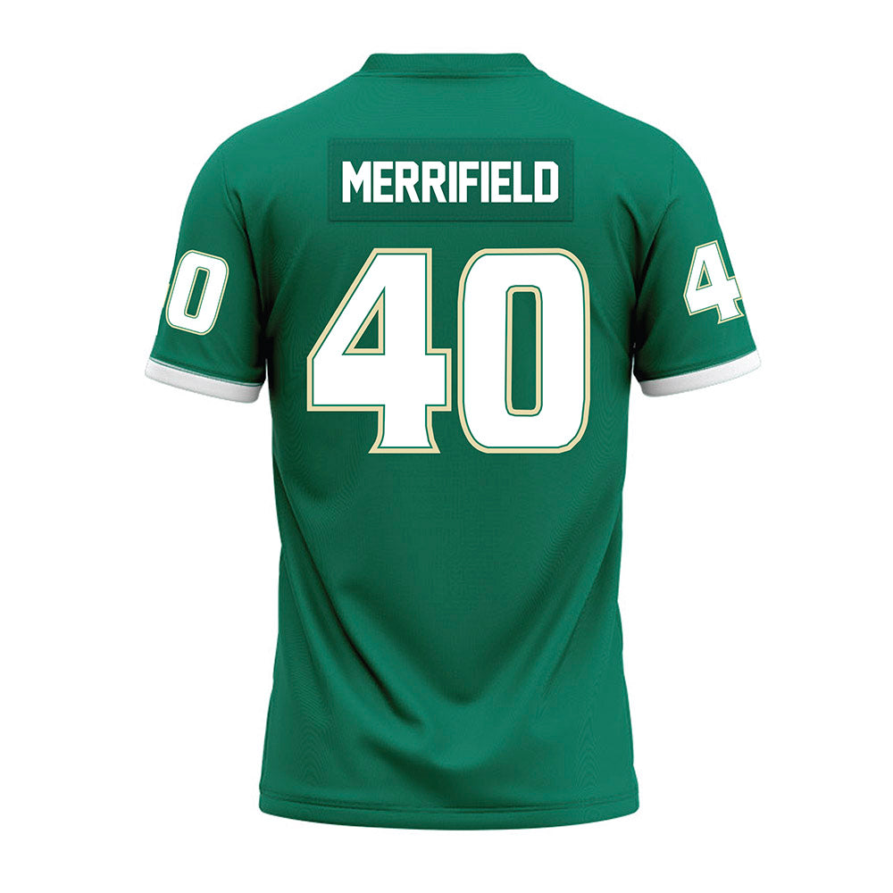 USF - NCAA Football : Jacob Merrifield - Green Premium Football Jersey-1