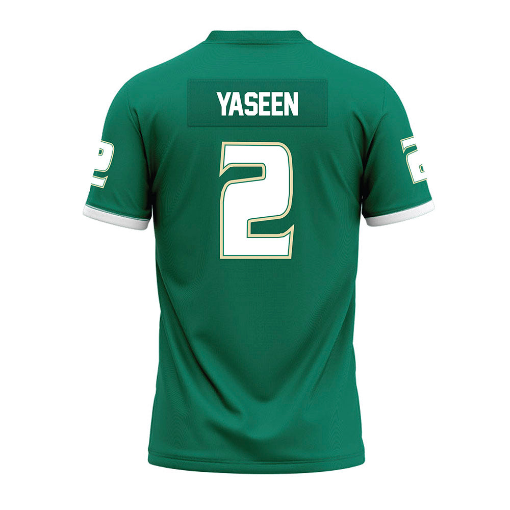 USF - NCAA Football : Abdur-Rahmaan Yaseen - Green Premium Football Jersey