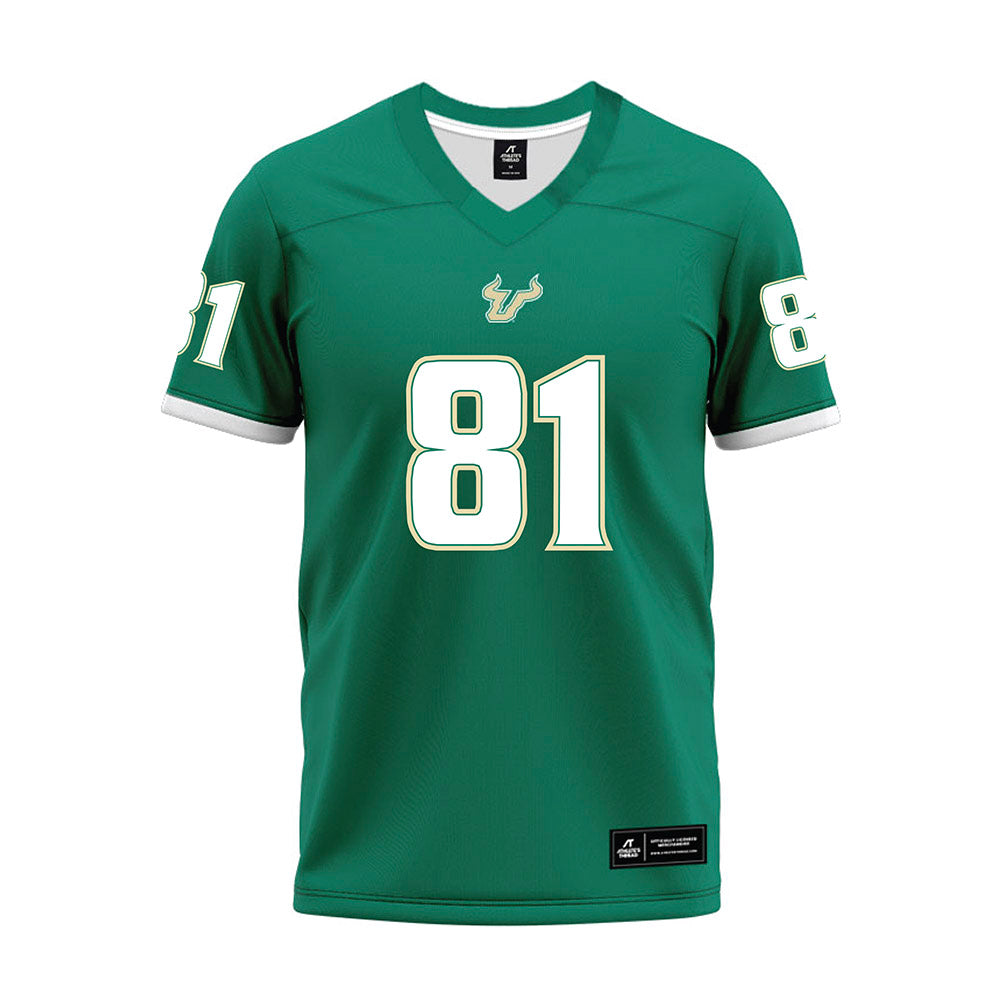 USF - NCAA Football : Keshaun Singleton - Green Premium Football Jersey